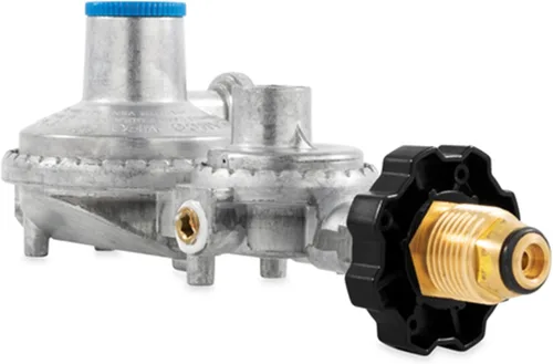 Miniatura 3 de Regulador de propano Camco., montura horizontal con POL