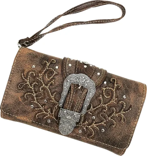 Miniatura 3 de Zelris Western Country - Cartera cruzada con hebilla floral