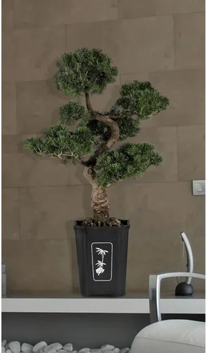 Miniatura 2 de Nearly Natural Planta artificial de cedro bonsai de 36 pulgadas
