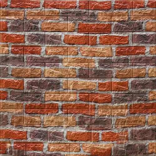 Miniatura 5 de 3D paneles de pared de espuma autoadhesivos, pelar y pegar ladrillo piedra papel pintado calcomanía de pared para sala de estar niños dormitorio