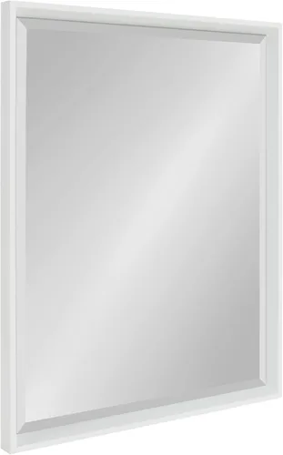 Kate and Laurel Calter - Espejo de pared biselado decorativo moderno, 24 x 30 pulgadas, color blanco, espejo rectangular contemporáneo para usar