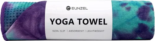 Miniatura 9 de Eunzel Toalla de yoga caliente – Toalla de microfibra antideslizante para esterilla de yoga con punto de agarre absorbente de sudor, toalla