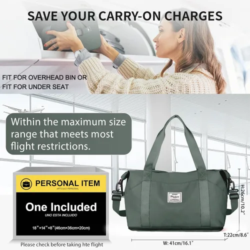 Miniatura 3 de Bolsa de viaje - 3, A6-verde, Bolsa de viaje