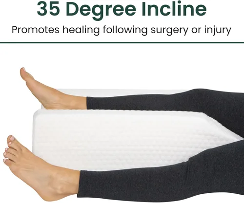 Miniatura 5 de Xtra-Comfort Almohada de elevación de piernas: cuña de pierna para rodilla, hinchazón, elevación, después de la cirugía imprescindible – Post