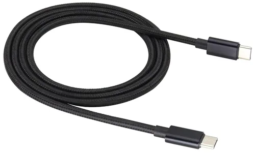 Miniatura 9 de Cable reversible doble tipo C USB C macho a USB C macho, cable trenzado de nailon premium con aislamiento recubierto de aislamiento, cable