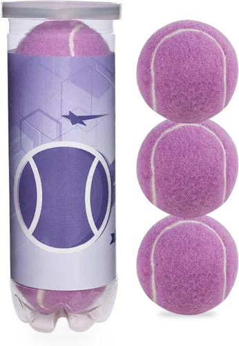 Miniatura 14 de Pelotas de tenis 3/4 – Pelotas de entrenamiento y práctica de alta elasticidad para principiantes, bolas de colores duraderas de alta visibilidad