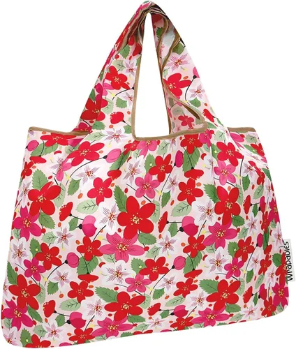 Miniatura 30 de allydrew Bolsas de comestibles reutilizables de nailon plegables grandes