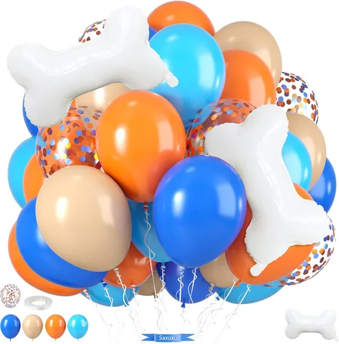 Miniatura 17 de Globos de Baloncesto, Globos de Confeti Naranja Negro Metálico Plateado con Globo de Papel de Aluminio de Baloncesto para Cumpleaños de Niño Fiesta