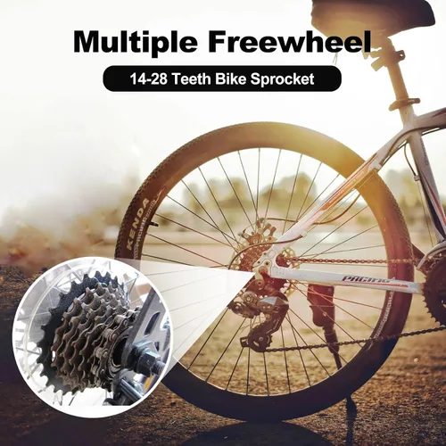 Miniatura 4 de 7 Speed Bike Freewheel, MF-TZ500-7 Bicycle Freewheel14-28T/34T Multiple Freewheel Cycling Replacement Part