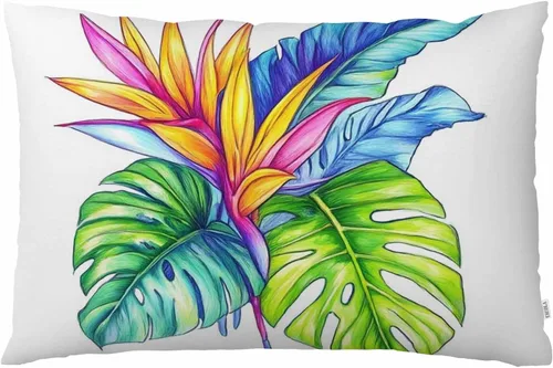 Miniatura 14 de EKOBLA Funda de almohada roja Paisley Floral Mandala Retro Serie Étnica Medallón Bohemio Estilo Bohemio Decoración Lumbar Funda Cojín Cojín