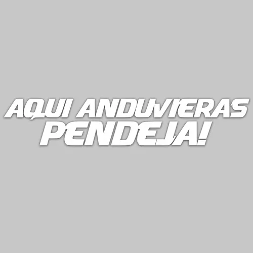Miniatura 5 de Kramer Aqui anduvieras Pendeja - Calcomanía de vinilo para automóvil, calcomanía de vinilo para ventana, camión, parachoques de automóvil, Bandera