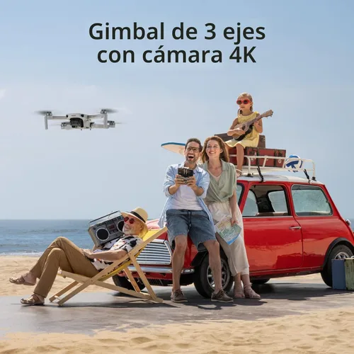 Miniatura 3 de DJI Mini 2 Fly More Combo – Dron plegable ultraligero, cardán de 3 ejes con cámara 4K, fotos de 12 MP, tiempo de vuelo de 31 minutos, transmisión