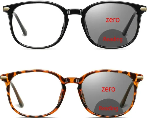 Miniatura 11 de Paquete de 2 lentes de sol de transición, lentes de lectura fotocromáticos para mujer, TR90, cuadrados, bifocales, para presbicia, paquete económico