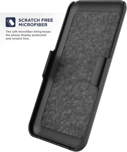 Miniatura 8 de Encased Funda con clip para cinturón para Galaxy S20 Plus (2020 DuraClip) Funda delgada con funda (Samsung S20+ 6.7), color negro