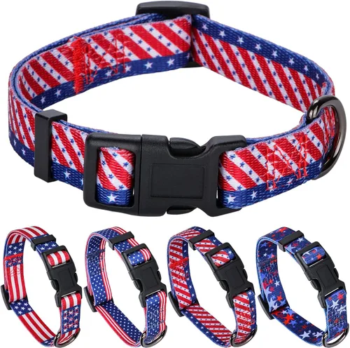 Miniatura 12 de Collar de perro con estampado de vaca, patrón animal para perros, blanco y negro, pequeño B_Estampado De Vaca