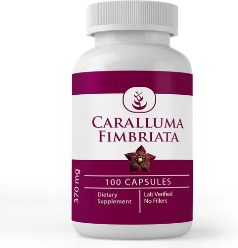 PURE ORIGINAL INGREDIENTS Caralluma Fimbriata, (100 cápsulas) siempre puro, sin aditivos ni rellenos, verificado por laboratorio