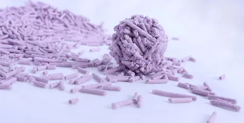 Miniatura 5 de Arena para gatos Tofu con aroma a lavanda 5.5 libras, lata. Se puede tirar por el inodoro o desagües, arena para gatos de bajo seguimiento