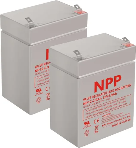 Miniatura 18 de NPP Batería AGM recargable de 12 V 1.2 Ah, plomo ácido sellado NP12-1.2Ah T1 baterías de reserva para sistema de seguridad ADI/Ademco 484, alarma