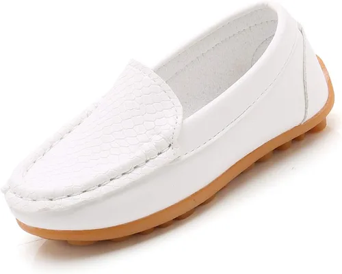 Zapatos sin cordones para niños pequeños, mocasines de colores caramelo para niñas