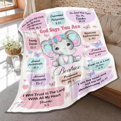 Miniatura 22 de Mantas de versículo bíblico de franela de felpa suave para niños, manta ligera para aire acondicionado para niños, decoración de sofá, habitación