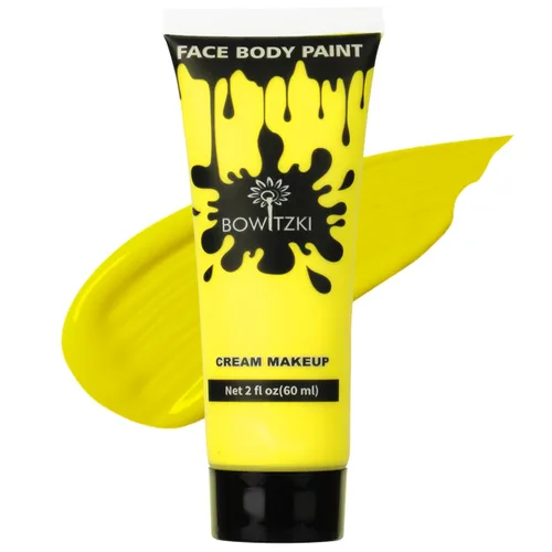 Bowitzki Pintura facial y corporal, 2 onzas, maquillaje en crema, 2.0 fl oz, pintura facial a base de agua, efectos especiales para adultos y niños,