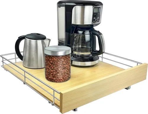 Miniatura 9 de LYNK PROFESSIONAL® SELECT™ Organizador de gabinete extraíble - 14" x 21" - Cajón deslizante para gabinetes de cocina - Estantes deslizantes