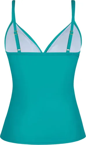 Miniatura 3 de Firpearl Parte superior tankini para mujer, parte superior de traje de baño fruncido con control de abdomen
