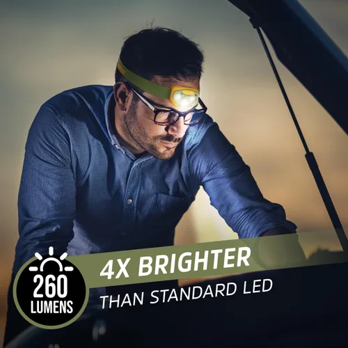 Miniatura 6 de Energizer Linterna Frontal LED PRO (Paquete de 2), Linternas Frontales Resistentes al Agua IPX4, Luz de Cabeza de Alto Rendimiento para Exteriores