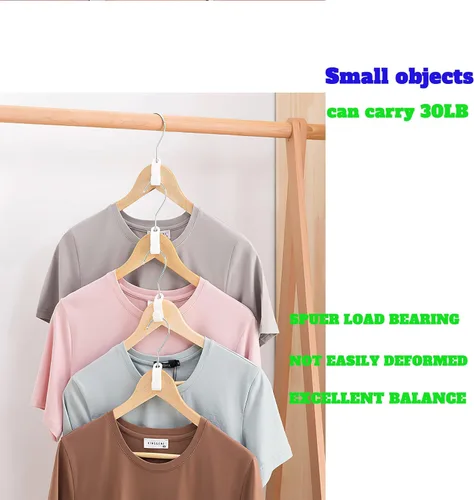 Miniatura 4 de Ganchos Conectores para Percha de Ropa 50PCS Ganchos Plásticos Perchas en Cascada Organizador Ahorro de Espacio para Ropa de Gran Resistencia