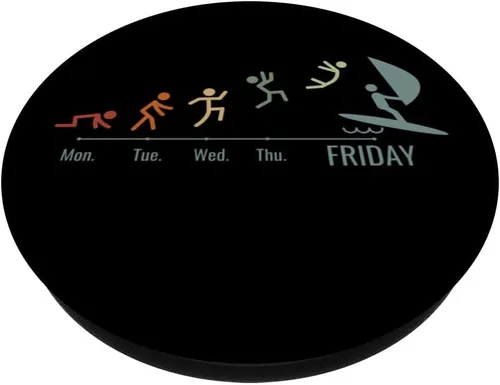 Miniatura 2 de Velas de windsurf, tabla de surf, deportes acuáticos, fin de semana, Windsurf, PopSockets, MagSafe PopGrip para iPhone