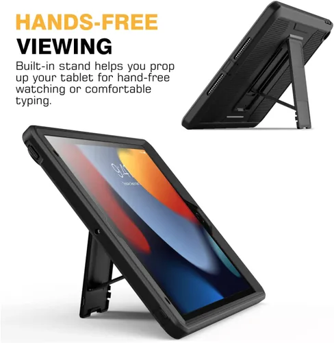 Miniatura 6 de MoKo Funda para iPad de 10.2 Pulgadas iPad 9ª Generación 2021/ iPad 8ª Generación 2020/ iPad 7ª Generación 2019, [Servicio Pesado] A Prueba