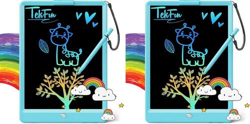 Miniatura 12 de TEKFUN: Tablero de garabatos LCD de 8.5 pulgadas, tabla de dibujo para niños, tableta de escritura, tablero de dibujo mágico, tablero de garabatos