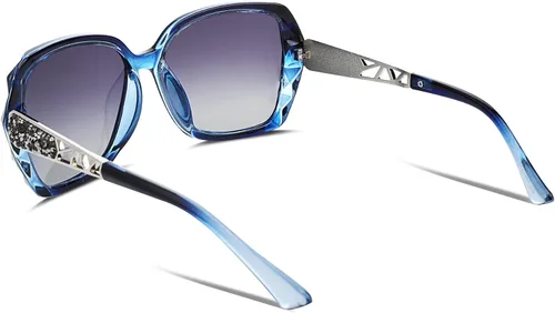 Miniatura 42 de FEISEDY - gafas de sol polarizadas para mujer, marco compuesto brillante B2289