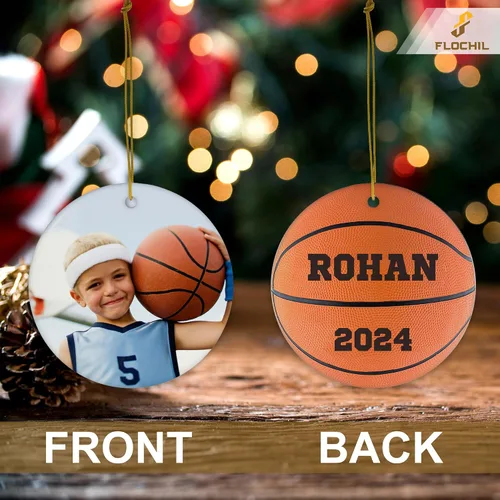 Miniatura 5 de FLOCHIL Adornos Personalizados de Bailarina de Navidad 2025 para Niña, Adornos Personalizados de Bailarina para Árbol de Navidad, Regalo