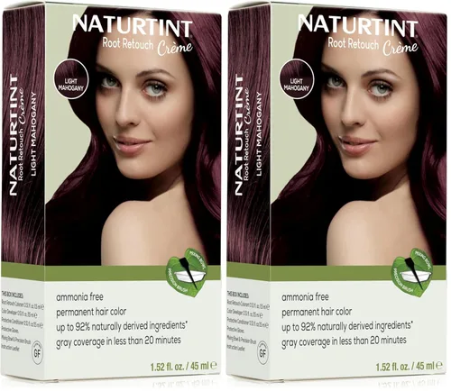 Miniatura 8 de Naturtint Black Root Retouch Crème - Tinte permanente para el cabello, sin amoníaco, gris oculto, sin aroma artificial, 1.52 onzas líquidas Negro