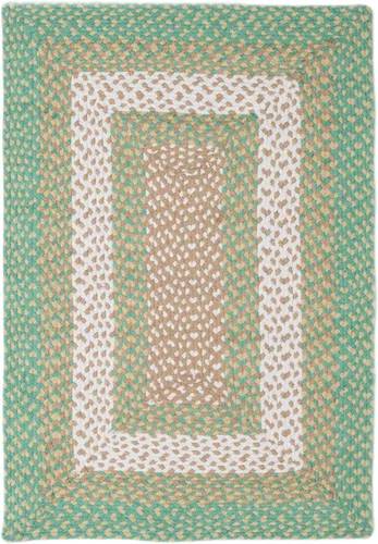 Miniatura 5 de Super Area Rugs Alfombra Trenzada Estilo Granja de 20x30 Pulgadas - Alfombra de Algodón Natural Suave para Baño, Cocina, Entrada - Alfombra Tejida