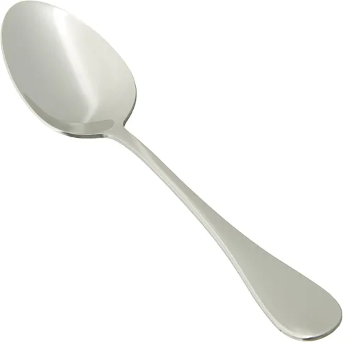 Winco Venice - Juego de cucharas de mesa de 12 piezas, europeo, acero inoxidable 18-8