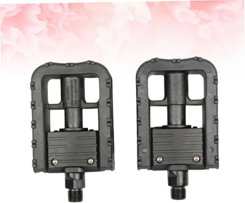 Miniatura 6 de 2 pedales de montaña plegables universales con plataforma plana, diseño de plástico para bicicletas de adultos, ligeros y fáciles de usar