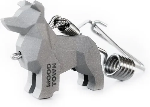 Miniatura 2 de MOODTOWN - Llavero de acero inoxidable hecho a mano