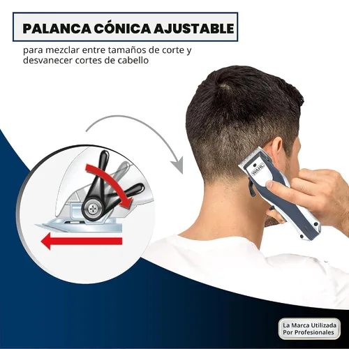 Miniatura 8 de Wahl Cortapelos inalámbricos recargables de iones de litio para hombres, mujeres y niños con tecnología de carga inteligente para un corte de pelo