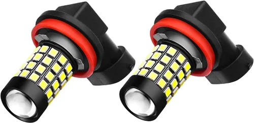 Alla Lighting Bombillas LED antiniebla 2835 51-SMD superbrillantes 5202 5201 de 2000 lúmenes, PS19W 5202, 5201, repuesto para faros antiniebla de 12