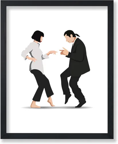 Poster Master Impresión de escena de baile, póster de película famosa, arte de película clásica, regalo para hombres, mujeres y bailarines, The