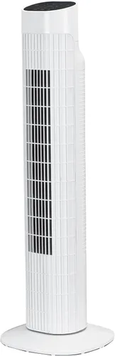 Miniatura 9 de Uthfy Ventilador de torre con control remoto, ventilador portátil oscilante de 120°, 3 velocidades y 3 modos, temporizador de 7.5 horas