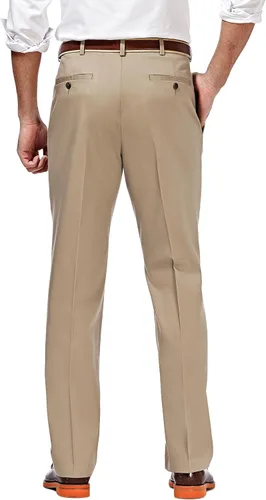 Miniatura 3 de Haggar Men's Premium No Iron Khaki Classic Fit Pleat Front Regular and Big & Tall Sizes