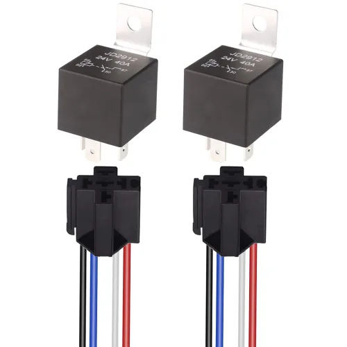 Miniatura 7 de Gebildet Caja de fusibles y relés de 12 V con 5 pines JD1914 40A relé y 1 relé de 4 pines 6 fusibles ATC/ATO, caja de relé de fusibles impermeable