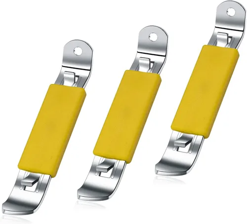 Miniatura 13 de 3 Piezas Abrebotellas Magnéticos Abridor de Latas Abridor de Cerveza Clásico Acero Inoxidable Abrebotellas Pequeño Perforador de Latas con Imán