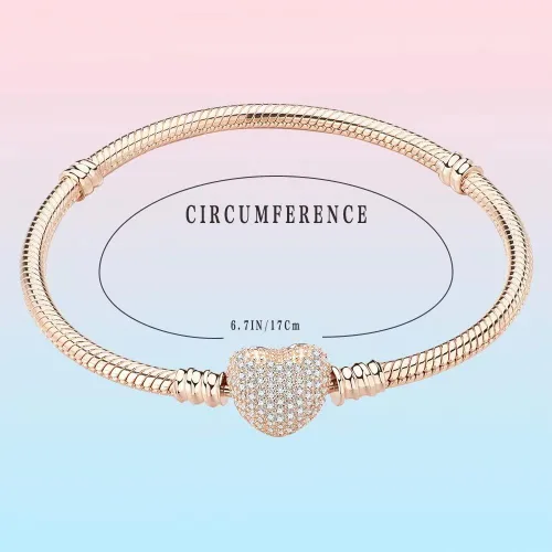 Miniatura 3 de Pulsera de serpiente de plata esterlina S925