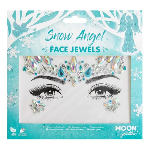 Joyas faciales por Moon Glitter – Gemas para el cuerpo de la cara, calcomanías de cristal para maquillaje de ojos, joyas temporales para tatuajes