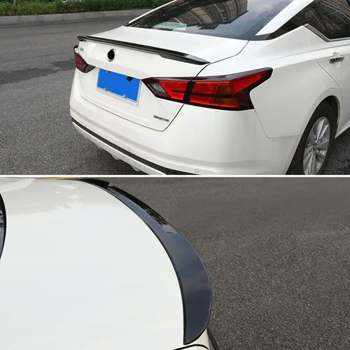 Miniatura 7 de Alerón trasero negro brillante 2019-2025 compatible con Nissan Altima S SR SL SV tapa de maletero Duckbill 2020 2021 2022 2023 2024
