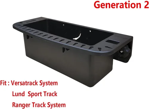 Miniatura 3 de Brocraft Soporte para herramientas para sistema de pista de barco de 90 grados/organizador marino para pista Versatrack, pista deportiva Lund